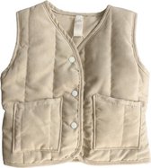 Li-Leigh Peanut Bodywarmer, babybodywarmer, kleur: beige, maat: 80