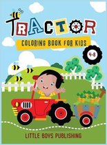 Tractor coloring book for kids 4-8