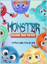 Monsters Coloring book for kids 4-8