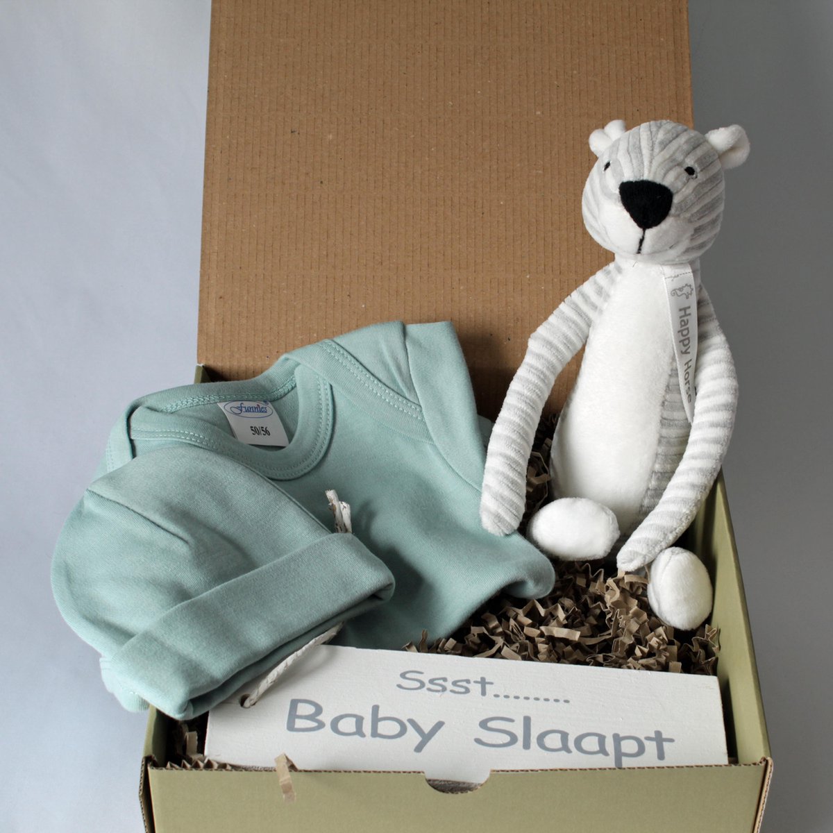 Goedkoopste Minibox Panther Polo - cadeau baby - Happy Horse - Knuffel - kraamcadeau