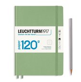 Leuchtturm1917 notitieboek - 120 grams - medium A5 notitieboek – dotted - sage