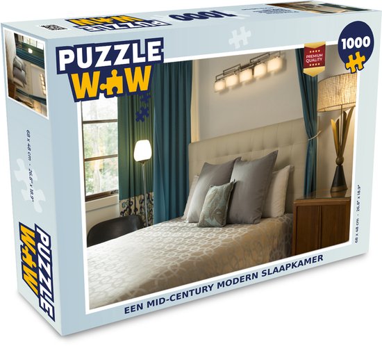 vooroordeel karbonade Aanhankelijk Puzzel Een mid-century modern slaapkamer - Legpuzzel - Puzzel 1000 stukjes  volwassenen | bol.com