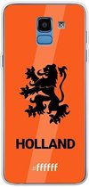 6F hoesje - geschikt voor Samsung Galaxy J6 (2018) -  Transparant TPU Case - Nederlands Elftal - Holland #ffffff