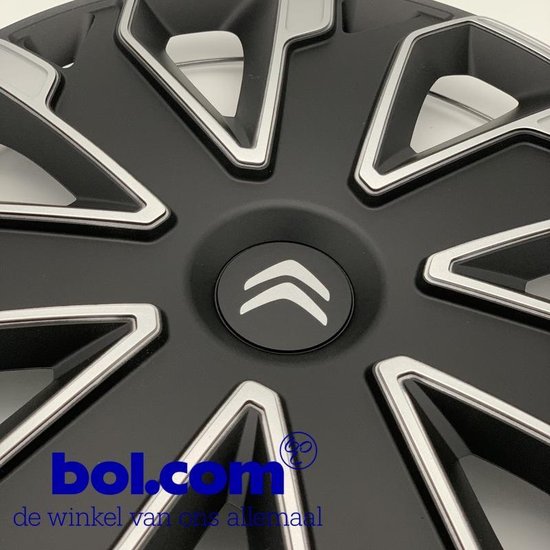 Zwarte wieldoppen Citroen 14 inch Citroën wieldoppen zwart - CIT494L14 -  Alternatief... | bol.com