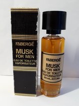 FABERGE,  MUSK FOR MEN, Eau de toilette, 80 ml, spray - Vintage