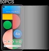 Voor Google Pixel 4a 5G 50 STUKS 0.26mm 9H 2.5D Gehard Glasfilm