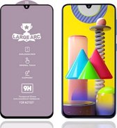 Voor Samsung Galaxy M31 9H HD Grote boog Hoog aluminiumoxide Volledig scherm gehard glasfilm