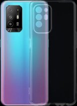 Voor OPPO Reno5 Z 0,75 mm ultradunne transparante TPU zachte beschermhoes