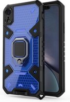 Voor iPhone XR Space PC + TPU beschermhoes (blauw)