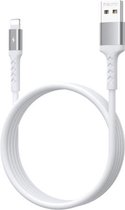 REMAX RC-161i Kayla serie 2,1 A USB naar 8 pins datakabel, kabellengte: 1 m (wit)