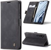 Voor Xiaomi CC9 Pro CaseMe 013 Multifunctionele horizontale flip lederen tas met houder & kaartsleuf & portemonnee (zwart)