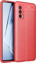 Voor vivo iQOO Neo5 Litchi Texture TPU schokbestendig hoesje (rood)