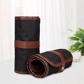 Canvas Roletui - Voor 24 Potloden / Pennen Etui / Handgemaakt Etui