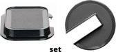 Filterdeksel en deksel waterreservoir zwart voor koffiezetapparaat Moccamaster & Douwe Egberts