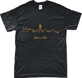 Utrecht skyline met domtoren t-shirt XXL