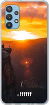 6F hoesje - geschikt voor Samsung Galaxy A32 4G -  Transparant TPU Case - Rock Formation Sunset #ffffff