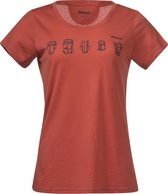 Bergans - Merino Wol Shirt - Snel drogend -  Snelle vochtafvoer - Ademend - Geurneutraliserend - Huidvriendelijk - Backpack Wool W Tee Vrouwen