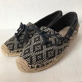 Sperry espadrilles - Sperry Katama blk/wht Tribal - Maat 35,5.