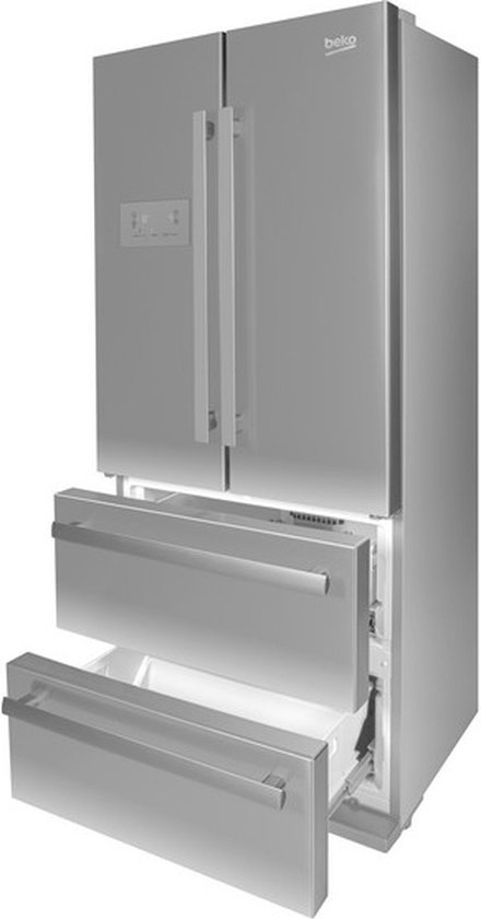 Beko GNE6039XPN amerikaanse koelkast Vrijstaand 539 l F Roestvrijstaal