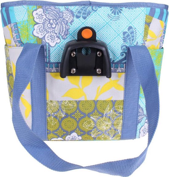 New Looxs Umbrië - Enkele Fietstas / Fietsmand - 14 Liter - Suzy Blauw van New Looxs — afbeelding 2