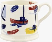 Emma Bridgewater Mug Small Shoreline Scattered Boats
