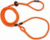 Harness Lead - Hondenriem - Anti trek tuig hond - Reflecterend Oranje - S/M