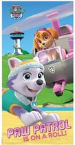 Paw Patrol Skye en Everest strandlaken - 70 x 140 cm - PAW handdoek