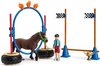 foto van Schleich Farm World - Pony agility wedstrijd - Speelfigurenset - Kinderspeelgoed voor Jongens en Meisjes - 3 tot 8 jaar