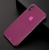 Ultra Dun Backcover Hoesje voor iPhone X/10/XS - Roze - iPhone X hoesje - iPhone XS hoesje - Dun iPhone