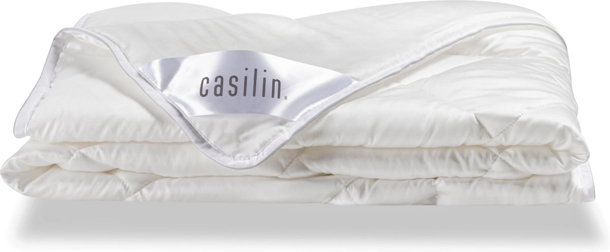 Casilin Dekbed 2 persoons 260 x 220cm Extra Breed - Tencel Satijn - Zomerdekbed van - Hotelkwaliteit - Wit