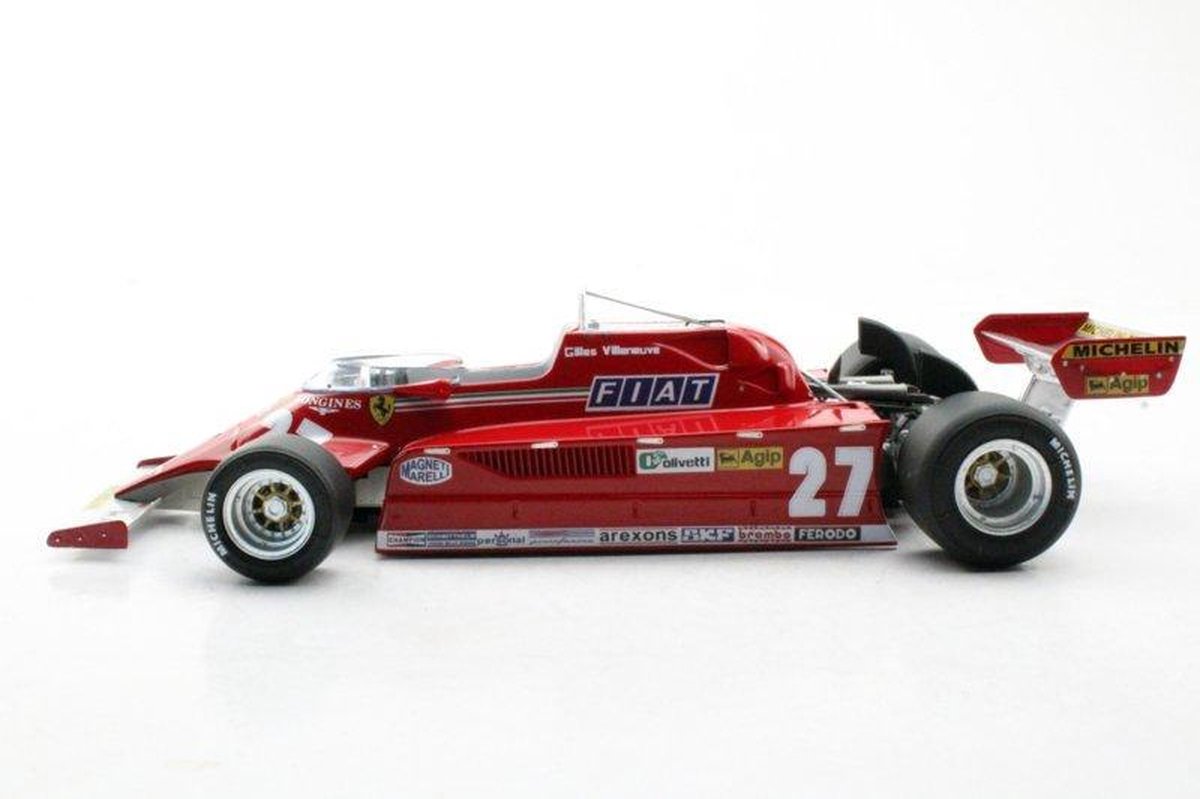 GP replicas 1/18 Ferrari 126 CK #27 Gilles Villeneuve - 1981