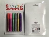Glitter lijm | 6 stuks | Knutselen | Hobby