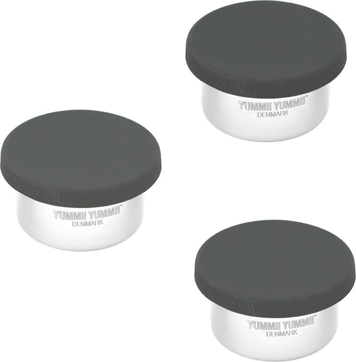 Yummii Yummii - Bento Bakjes - Set van 3 - RVS - Stainless Steel