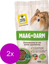 Vitastyle Maag + Darm - Hondenvoer - 2 x 12 kg