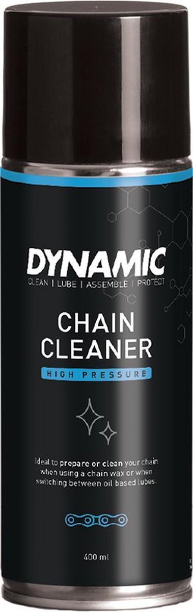 Dynamic Chain Cleaner High Pressure Spray 400ml - Kettingreiniger spray fiets - Krachtige Ketting Ontvetter - Dynamic Bike Care