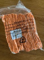 HACCP WK voetbal Non-woven Haarnetjes wokkel clip baret kleur Oranje verpakt per 50 stuks diameter 52cm