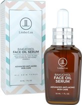 LimberLux Bakuchiol Face Oil serum met Arganolie, Shea olie en Macadamia olie - inclusief samples - Anti aging gezichtsolie met Argan olie - Natuurlijk retinol serum alternatief
