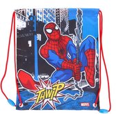 Spiderman Gymtas 30x25 cm - Zwemtas - Kinderrugzak met Trekkoord