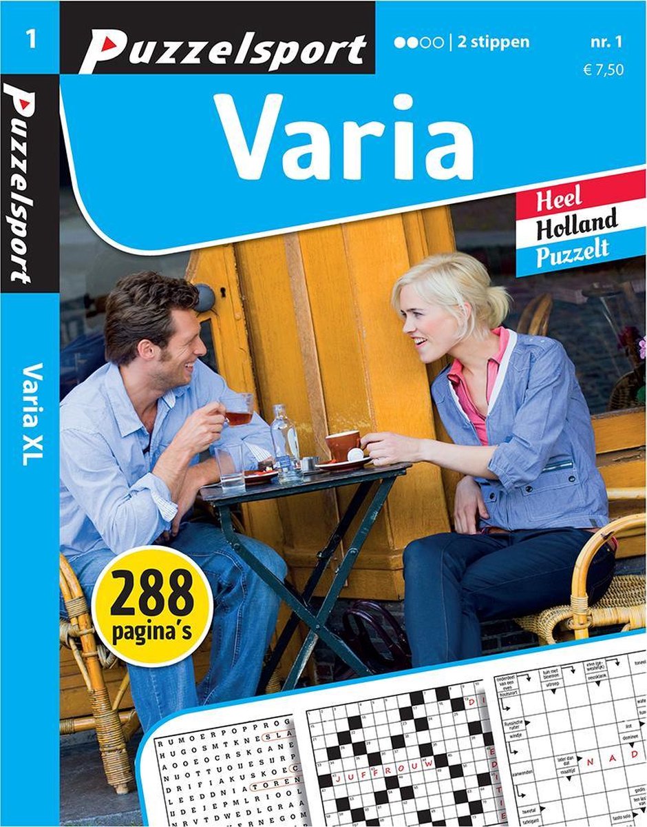 Puzzelsport - Puzzelboek - Varia 2* - 288 pagina's - Nr.1 - Puzzelsport