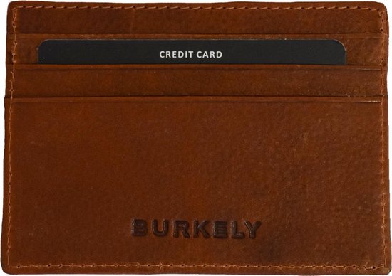 Burkely Fundamentals Antique Avery Unisex Portemonnee Creditcard Holder - Cognac