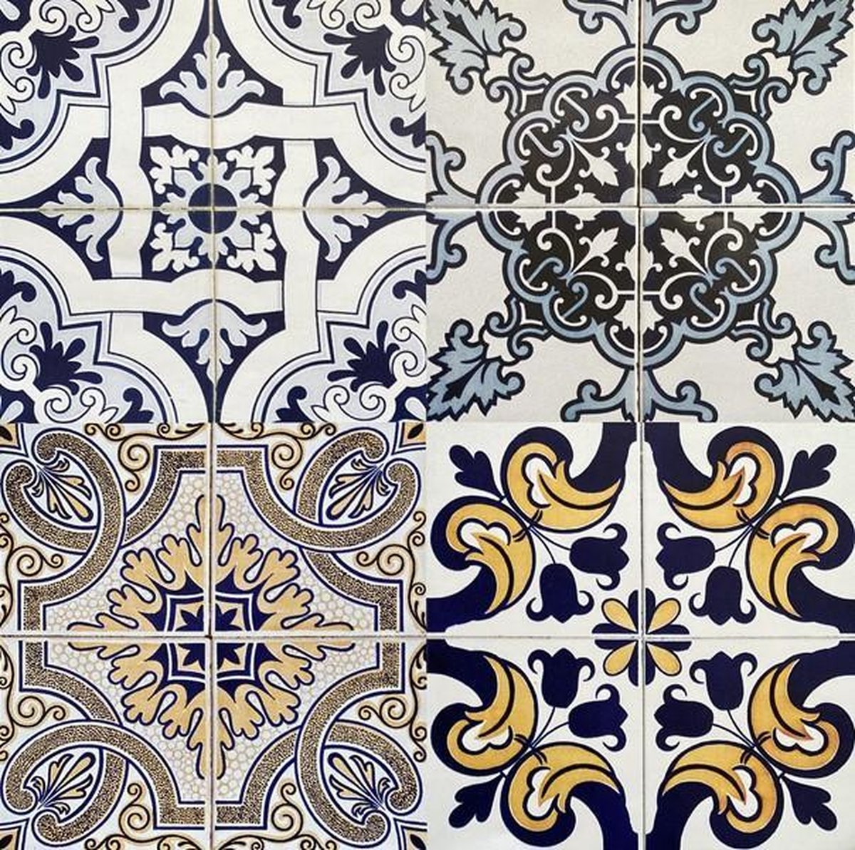 72 tegelstickers voor badkamer en keuken, mozaïek wandtegels, stickers
