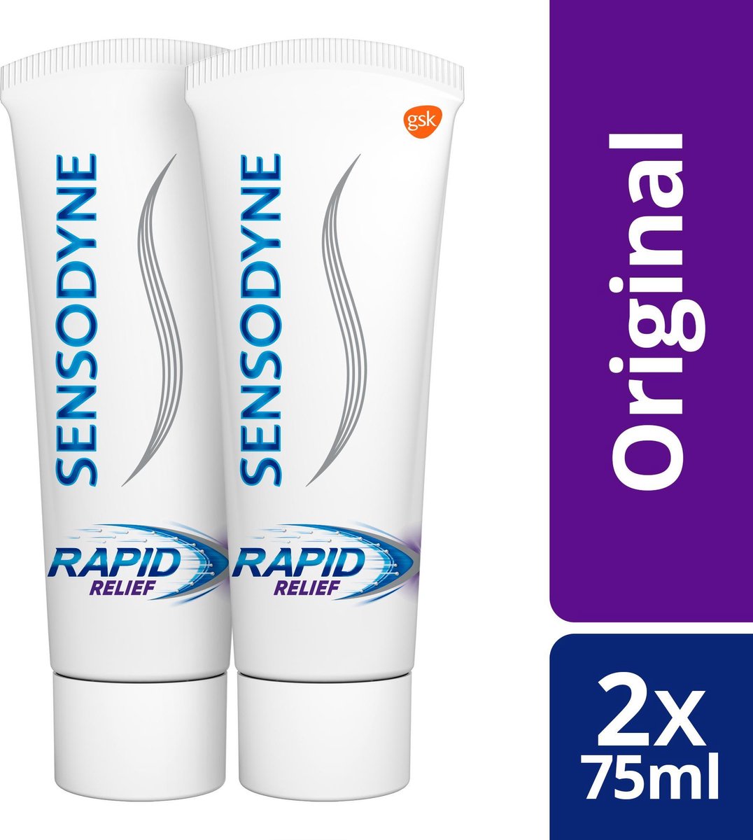 Sensodyne Rapid Relief tandpasta voor gevoelige tanden 2x75 ml