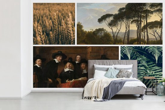 Papier Peint - Collage de Papier peint photo - Rembrandt - Plantes - Largeur 360 cm x Hauteur 240 cm