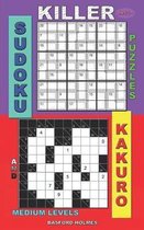 Killer sudoku puzzles and Kakuro.