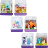 Polly Pocket Sand Secretverzamelfiguur in Suprise box 6x6cm - verrassing kistje - 1 stuks assorti