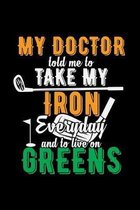 My doctor told me to take my iron