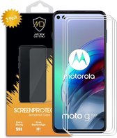 3-Pack Motorola Moto G100 Screenprotectors - MobyDefend Case-Friendly Gehard Glas Screensavers - Glasplaatjes Geschikt Voor Motorola Moto G100