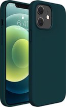 Solid hoesje Soft Touch Liquid Silicone Flexible TPU Rubber - Geschikt voor: iPhone 11 Pro  -  groen