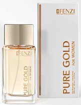 Oriëntaals, Bloemige merkgeur voor dames - JFenzi  - Pure Gold - Eau de parfum - 100ml - 80% ✮✮✮✮✮ - Cadeau Tip !