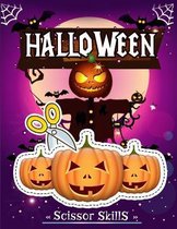 Halloween Scissor Skills: Happy halloween scissor skills preschool activity book for kids